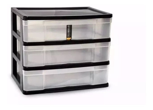 Bandeja Plastica Organizador Papel Apilable Oficina 3 Cajon