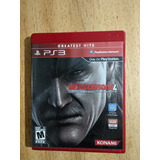 Metal Gear Solid 4 Guns Of Patriots Ps3 - Mídia Física