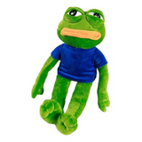 Peluche Pepe La Rana The Frog Meme Abre Ojos Tristes 42cm