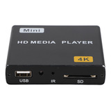 Reprodutor Digital Eu Plug 100-240v 4k Full Hd Media Usb S S