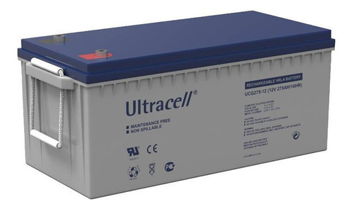 Bateria De Ciclo Profundo De Gel Ultracell De 12v 275ah