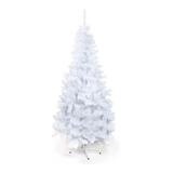Árvore De Natal Pinheiro Branco 228 Galhos 180cm 1und
