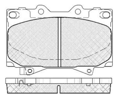 Pastillas Freno Para Toyota Land Cruiser Prado 4.2 - 4.7 98- Foto 2