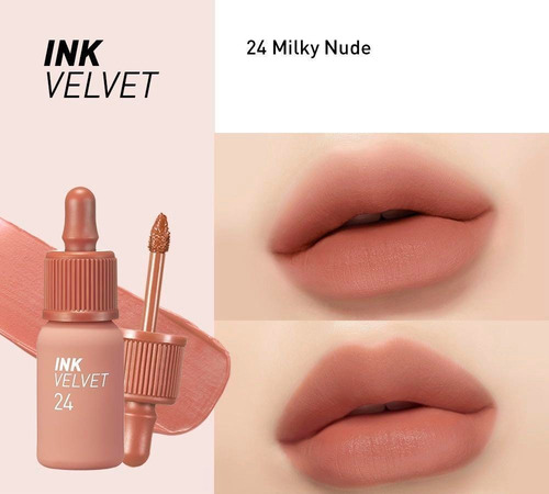 Peripera Ink Velvet #24 Milky Nude Tinta Coreana Kbeauty