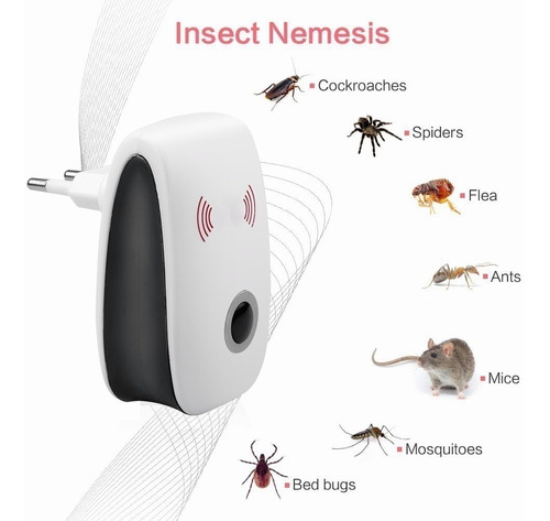 5 Piezas Eléctrico Anti Ratones Insectos Máquina Repelente D