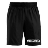 Bermuda Deportiva Short Con Bolsillos Gym - Metal Gear Solid