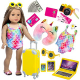 American 18 Inch Girl Doll Ropa Y Accesorios Muñecas M...