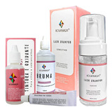 Kit Iconsign Shampoo Bruma Tintura & Oxidante Cilios Lash 