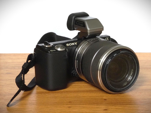 Câmera Sony Nex 5n Com Lente 18-55 E Visor Tru-finder