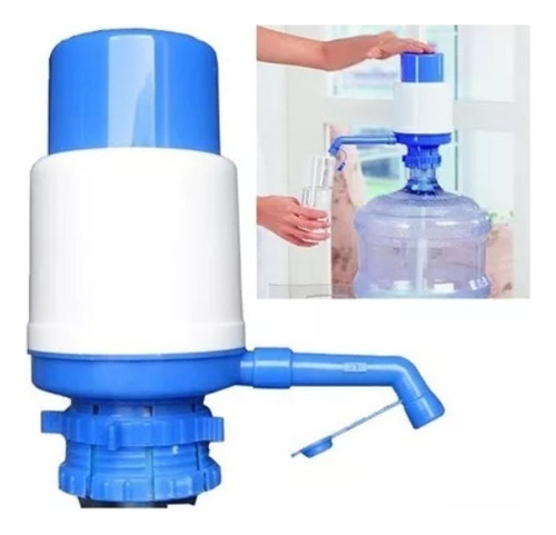 Dispensador De Agua Para Bidón De 10/20lt Bomba Manual Blanc