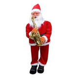 Papai Noel Musical Natal Saxofone Bivolt Com Sensor 120cm