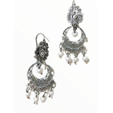 Pendientes De Plata Con Perla / Filigrana Oaxaqueña/ Plata