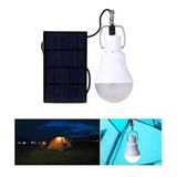 Ampolleta 10w Solar 6 Horas Luz + Panel Solar + Usb Plus