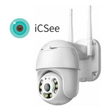 Camara Seguridad Exterior Wifi Ip App Icsee Audi Celular Luz