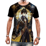 Camisa Camiseta Personalizada Anime Genshin Impact Manga 29