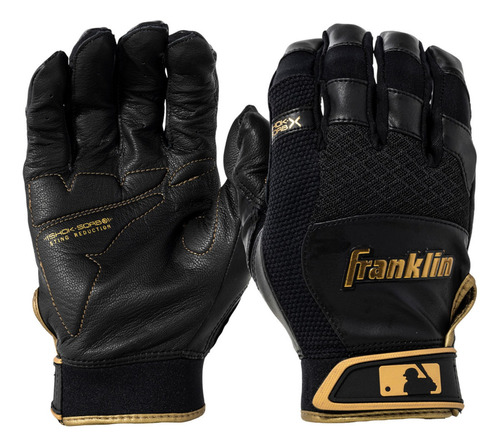 Guanteletas Beisbol Franklin Shok Sorb X Negro Infantil Talla Chica