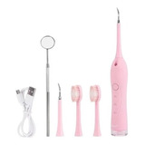 Removedor De Tártaro Cálculo Dental Elétrico Raspador Rosa