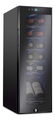 Refrigerador De Vino 12 Botellas Negro Ivation Xchws C