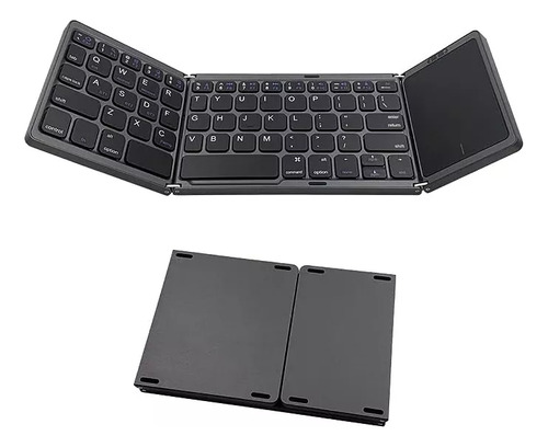 Teclado Inalámbrico Bluetooth Recargable Y Plegable