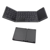 Teclado Inalámbrico Bluetooth Recargable Y Plegable