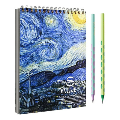 Libreta De Dibujo Cuaderno Pasta Dura A4 Sketchbook 60 Hojas | MercadoLibre