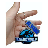Llavero Souvenir Personalizado Jurassic World X10