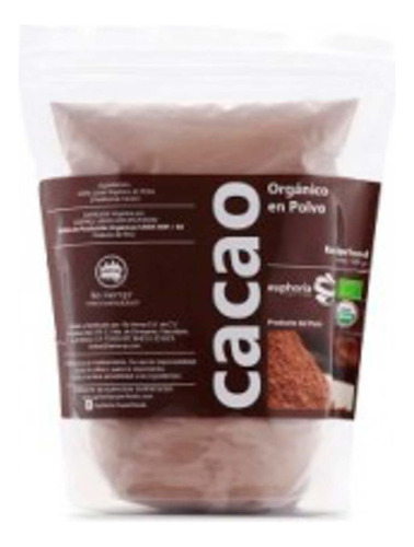 Cacao Euphoria Superfoods Orgánico En Polvo 400g