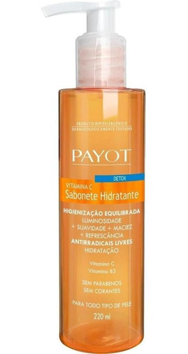 Payot Sabonete Líquido Detox Vitamina C 220ml