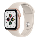 Apple Watch Se Gps 40m - Caixa De Alumínio Dourada - Estelar