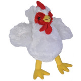 18093 Gallina Hugems Mini 7 Peluche Wild Republic Color Blanco