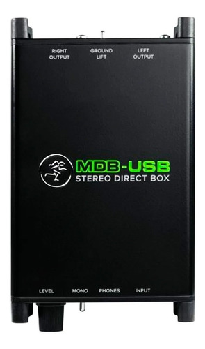 Direct Box Mackie Mdb Usb Stereo Usb