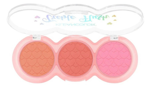 Paleta Rubores Treble Flush Blush Trio Kleancolor ®