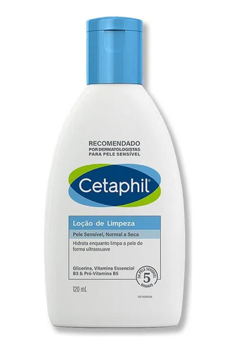 Kit 3 Cetaphil Loção De Limpeza - 120ml