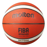 Balón De Básquetbol Molten Bg2000 Nº3 Color Naranja