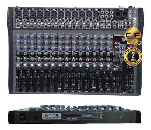 Consola Mixer Moon Mc16 Efectos 16 Canales Estudio Vivo Cjf