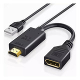 Cable Hdmi A Displayport (dp) Adaptador Convertidor 4k @60hz