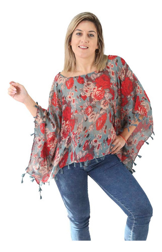 Blusa Remera Amplia De Verano Importada Mujer Oferta Bl3934