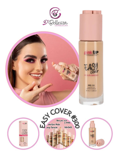Pink Up, Base De Maquillaje Easy Cover