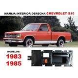 Manija Interior Chevrolet S10 1983-1985 Lado Derecho Negro