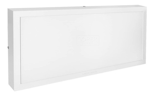 Plafon Panel Led 24w 30x60 Cm Aplicar Candil Marco Blanco