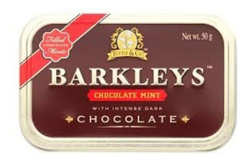 Barkleys Chocolate Mint - Pastilhas Sabor Menta C/ Chocolate