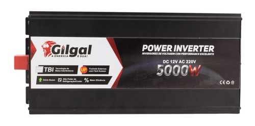 Inversor 5000w 12v 220v Gilgal Para Geladeira