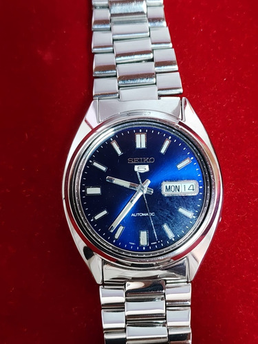 Relógio Seiko 5 7s26 Automático Azul