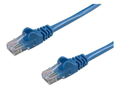 Cable De Red Intellinet Cat6 Utp, 3.0m. Color Azul