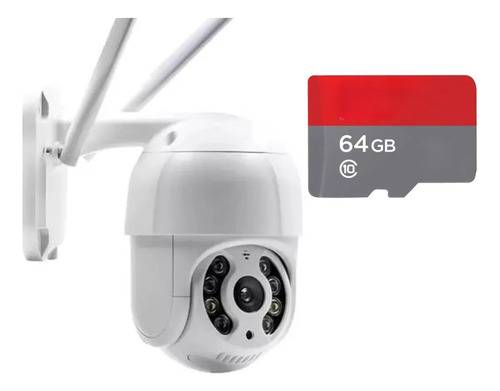 Câmera Ip Externa Prova Dágua Wifi Yoosee A8 + Cartão 64gb