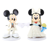 2piezas Minnie Mouse Figura Juguete Niños Regalo Colección