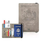 Porta Pasaporte Mujer Documento De Viaje Travel Wallet /rfid