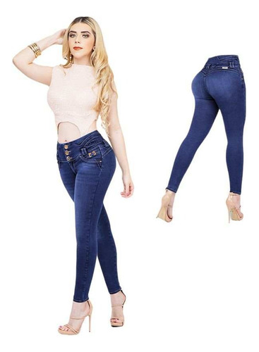 Jeans Colombiano Fatima Ciclon Levantapompas Premium