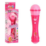 Brinquedo Microfone Karaoke Para Criança Infantil Menina