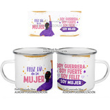 Mug Peltre Acero Regalo Dia Mujer Pocillo Taza Metalica 03